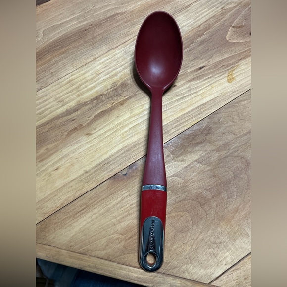 KitchenAid Deep Red Serving Spoon - Picture 1 of 5